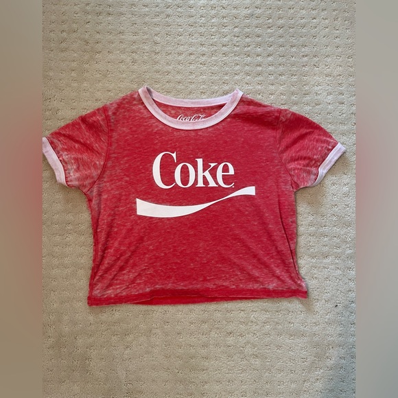 Coke cropped t-Shirt. Worn twice. - Picture 1 of 2